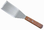 Лопатка металлическая с деревянной ручкой, 115 мм, ширина 70 мм, P.L. Proff Cuisine JQ-OT138