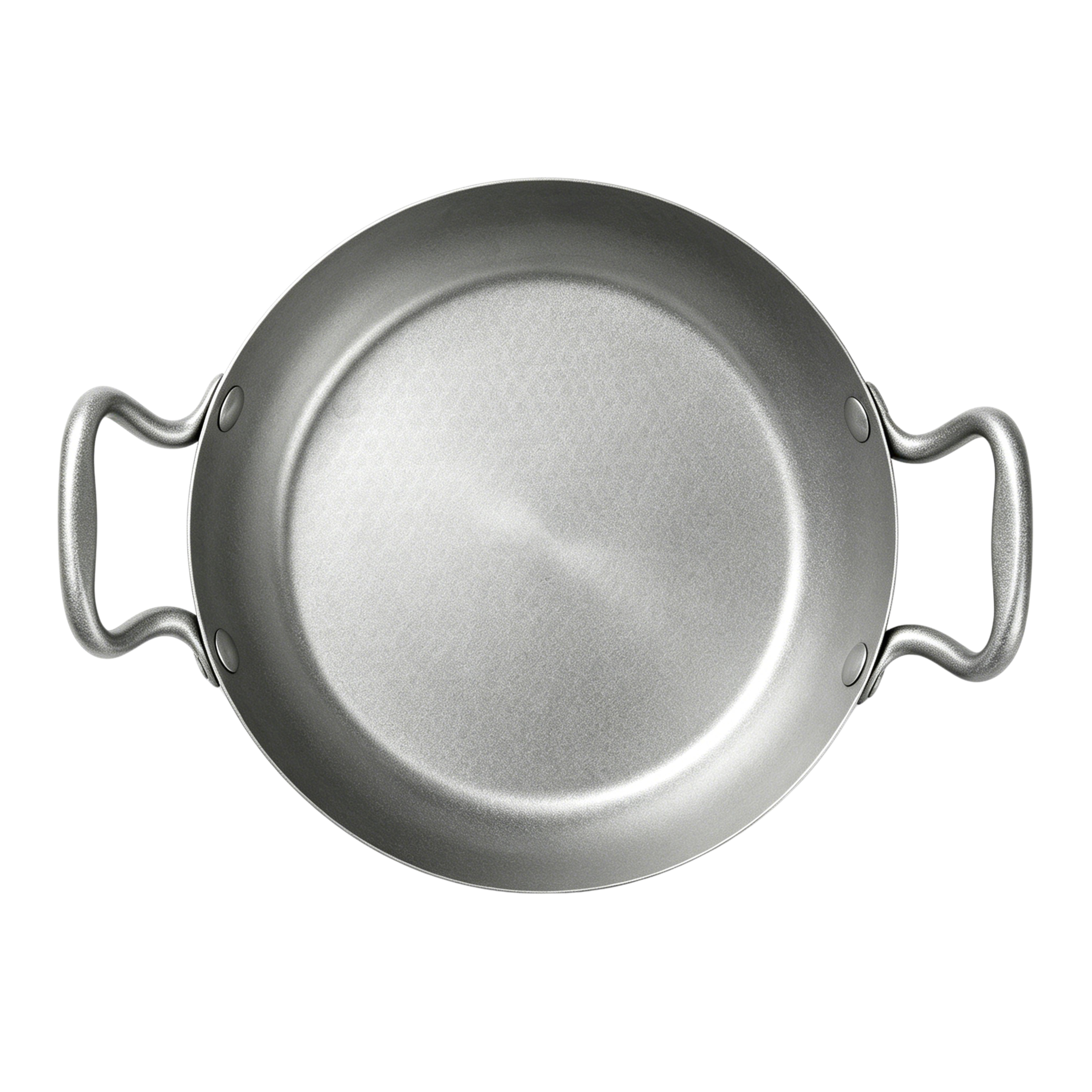 Сковорода круглая с 2 ручками Antique Metal d 220 мм h 40 мм, нерж. сталь Casa di Fortuna