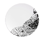 Тарелка мелкая "Фрагмент Ардуаз";фарфор;D=160мм;белый,серый Chef&Sommelier L9725
