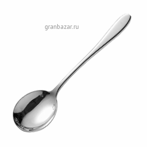 Ложка д/супа «Лаццо»; сталь нерж.; L=178/50,B=10мм; металлич. Chef&Sommelier T4709