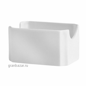 Емкость д/пакетиков сахара «Монако Вайт»; фарфор; H=55,L=103,B=68мм; белый Steelite 9001 C389