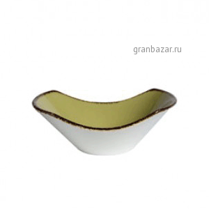 Салатник д/компл. «Террамеса олива»; фарфор; 80мл; D=11.2,H=4.5,L=11.5,B=9см; олив. Steelite 1122 0583