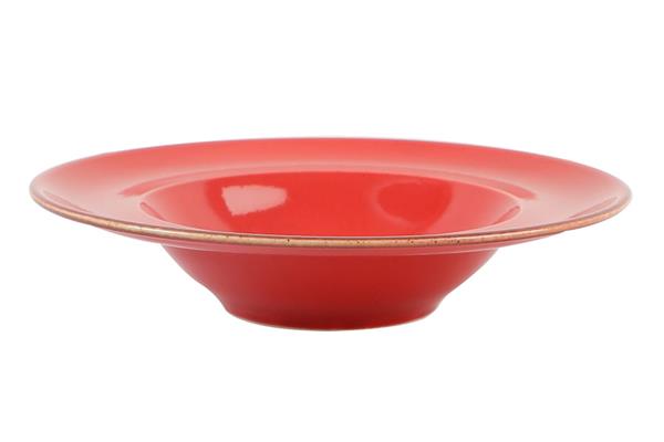 Тарелка глубокая с полями RED фарфор, 500 мл, d 260 мм, красный Seasons Porland 173925 красный
