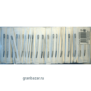 Зубочистки в инд.уп-ке; дерево; H=220,L=90/88,B=35мм; бежев. IMS 302668 500шт.