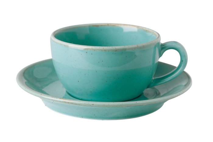 Блюдце для чайной чашки TURQUOISE 160 мм Porland 132115 TURQUOISE