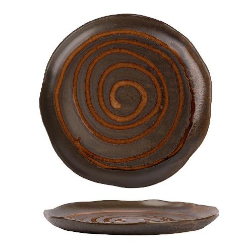 Тарелка Dark Brown Frutti di Mare d 270 мм h25 мм P.L. Proff Cuisine QB23055002