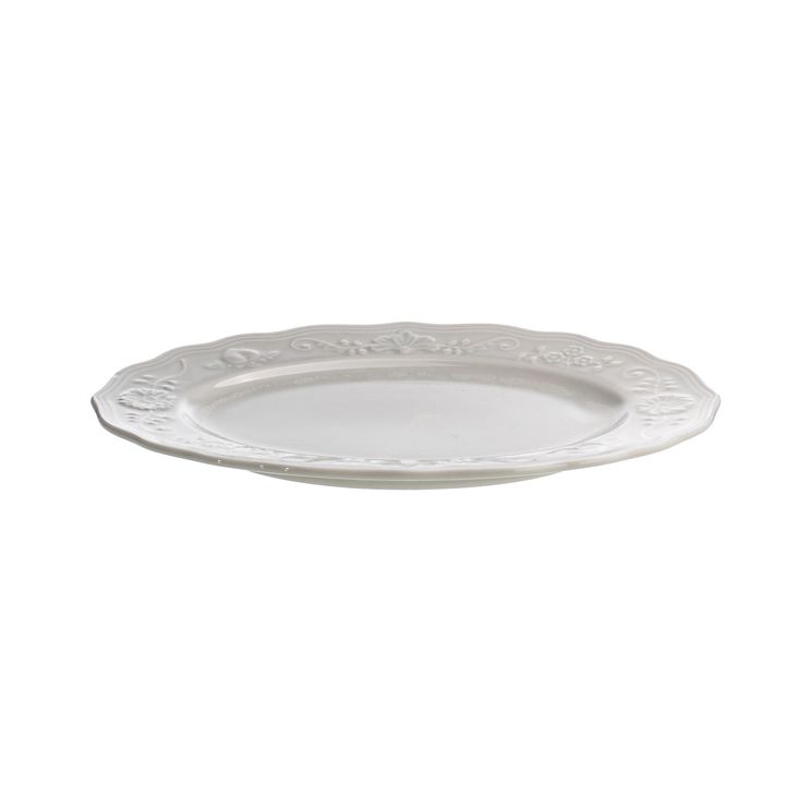 Блюдо овальное Ardena 250х165 мм. бело-голубая, волнистый край Bonna /1/6/ ARDBE24OV