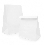 Пакет бумажный 290х220х120мм прямоугольное дно белый Тек-пак 014-000002-001