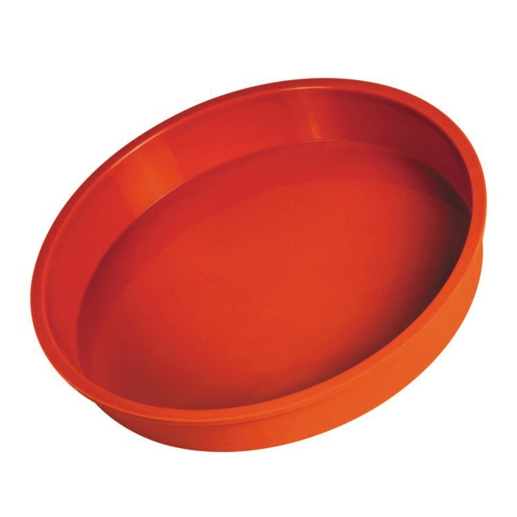 Форма P.L. Proff Cuisine круглая для выпечки, силикон, d 220 мм, h 42 мм T-122