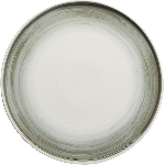Тарелка с высоким бортом «Айсио»; фарфор; D=279, H=17мм; белый,серый KunstWerk T8600999