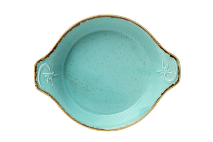 Форма для запекания Seasons TURQUOISE d 210 мм h 55 мм (L c ручками 270 мм) фарфор цвет бирюзовый Porland 602928 бирюзовый
