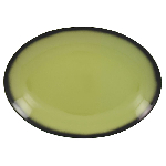 Блюдо овальное RAK Porcelain LEA Light green (зеленый цвет) 320 мм LENNOP32LG