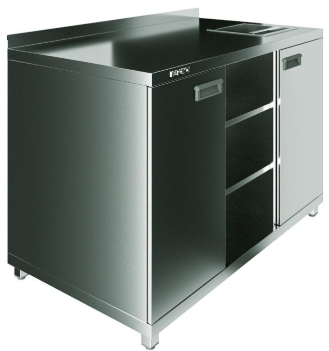 Барная станция для кофе машин Restoinox БСНКР-12/6-БП с нок-бокс