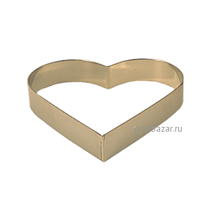 Форма конд. «Сердце»; сталь нерж.; D=120,H=35мм MATFER 371819