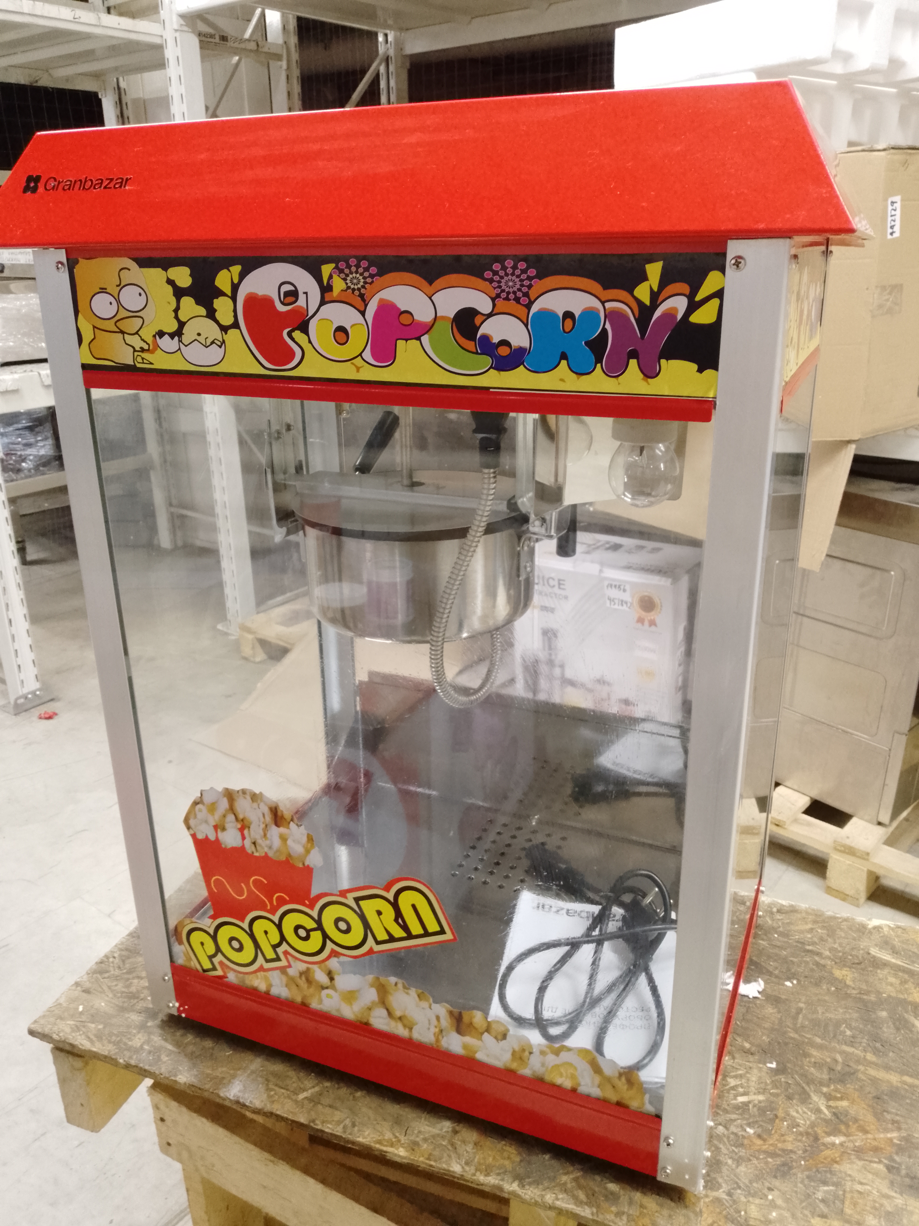 Аппарат для попкорна Granbazar GBR-PCORN-560 уценка