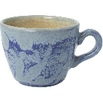 Чашка кофейная «Аврора Революшн Блюстоун»; фарфор; 85мл; D=65мм; бежев., синий Steelite 1780 X0023