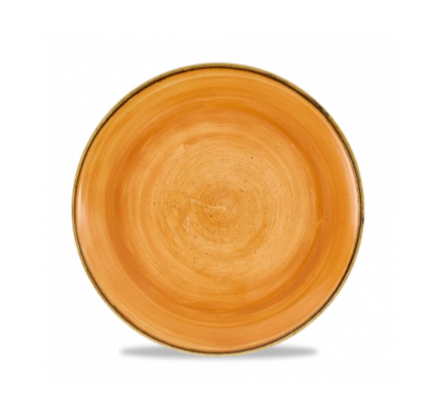 Тарелка мелкая 260 мм, без борта, Stonecast, цвет Tangerine Churchill STGSEV101
