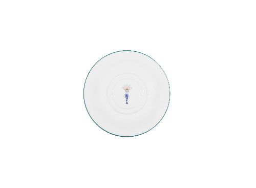 Блюдце для чайной чашки Vaso Piccolo 150 мм, кант зеленый, Porland DS19