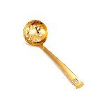 Ложка гарнирная для раздачи Square Tip 264 мм перфорированная нерж. цвет золото PVD P.L. Proff Cuisine