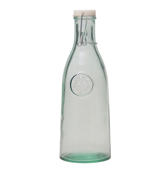 Бутылка с пробкой; стекло; 1л; D=98, H=280мм; прозр. San Miguel 5734