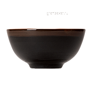 Салатник «Кото»; фарфор; 255мл; D=11.2,H=5.5см; черный,коричнев. Steelite 9109 C248