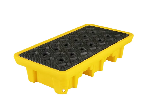 Емкость 1300х680х300 для 2-х бочек цв. жёлтый