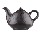 Чайник фактурный "Оникс";керамика;0,6л;,H=110,L=130мм;черный Dymov 307436