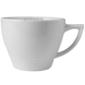 Чашка кофейная «Атлантис»; фарфор; 100мл; D=7,H=5,L=9.5,B=7см; белый Lilien Austria ATL0610