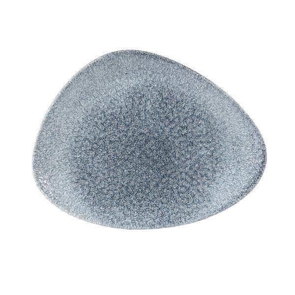 Блюдо треугольное CHEFS без борта Studio Prints Raku 260х200мм Topaz Blue Churchill RKTBTC261