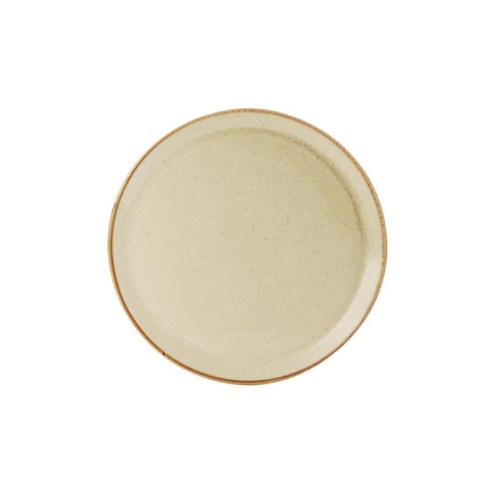 Тарелка мелкая без рима 18 CM Porland 187618 YELLOW