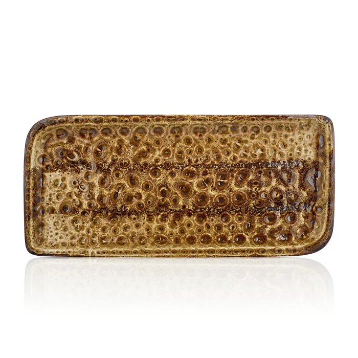 Блюдо прямоугольное Cowry Yellow 240х150 мм By Bone CW-YL-AR-28-DT