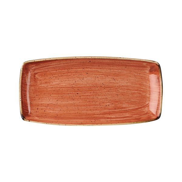 Блюдо сервировочное без борта Stonecast 295х150 мм Spiced Orange Churchill SSOSOP111