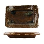 Блюдо прямоугольное Dark Brown Frutti di Mare 310*215 мм h48 мм P.L. Proff Cuisine B240130531-2406B