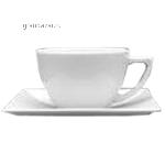 Чашка чайная «Классик»; фарфор; 200мл; D=8.5,H=5.5,B=11см; белый Lubiana 2526