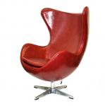 Кресло «EGG CHAIR» красный/глянец