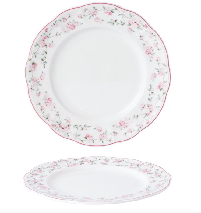Тарелка Retro Ritz-La Vie En Rose d 210 мм Noble 305002A-G001-K007