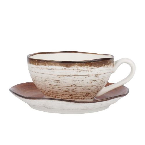 Чайная пара Wood Fusion 230 мл d 100 мм h52 мм P.L. Proff Cuisine WM 245110 [6]