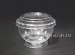 Крышка для креманки Кристалл D 99мм пластик прозрачный, 192шт Завод Покров-Пласт (103986)