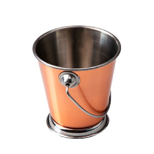 Ведерко для подачи d=90/60 мм. h=90 мм. 350 мл. нерж. медное MGsteel /1/72/