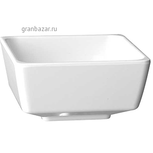 Салатник; пластик; 0.5л; H=60,L=125,B=125мм; белый APS 83914