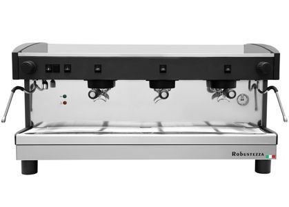 Кофемашина полуавтомат ROBUSTEZZA ST3M/ черная+высокая группа мультифазная