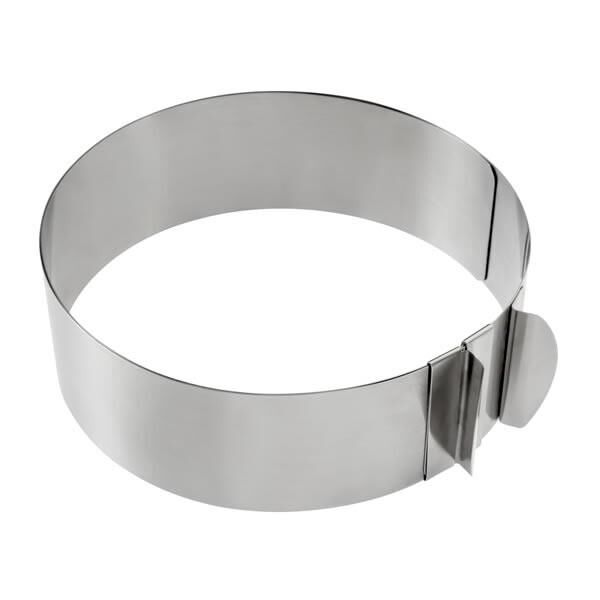Форма-кольцо раздвижная, 200-400х100 мм, нержавейка, P.L. Proff Cuisine КЛР200400100