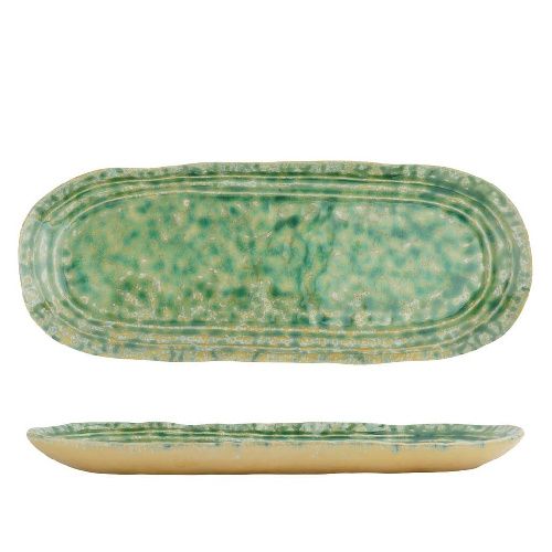 Блюдо овальное Green Frutti di Mare 325х130 мм h25 мм P.L. Proff Cuisine QB23152004