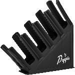 Диспенсер для стаканов 4 секции пластик D=131, H=455, L=480, B=114 мм черный Doppio MJ02