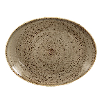 Овальная тарелка RAK Porcelain Twirl Alga 360х270 мм TWNNOP36AL