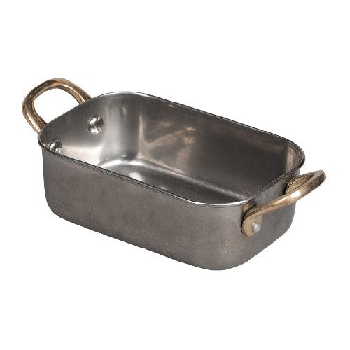 Сковорода для подачи Vintage 143х94 мм h47 мм 500 мл прямоуг. нерж. 2 ручки P.L. Proff Cuisine MRPS38HVT