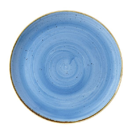 Тарелка мелкая 260 мм, без борта, Stonecast, цвет Cornflower Blue Churchill SCFSEV101