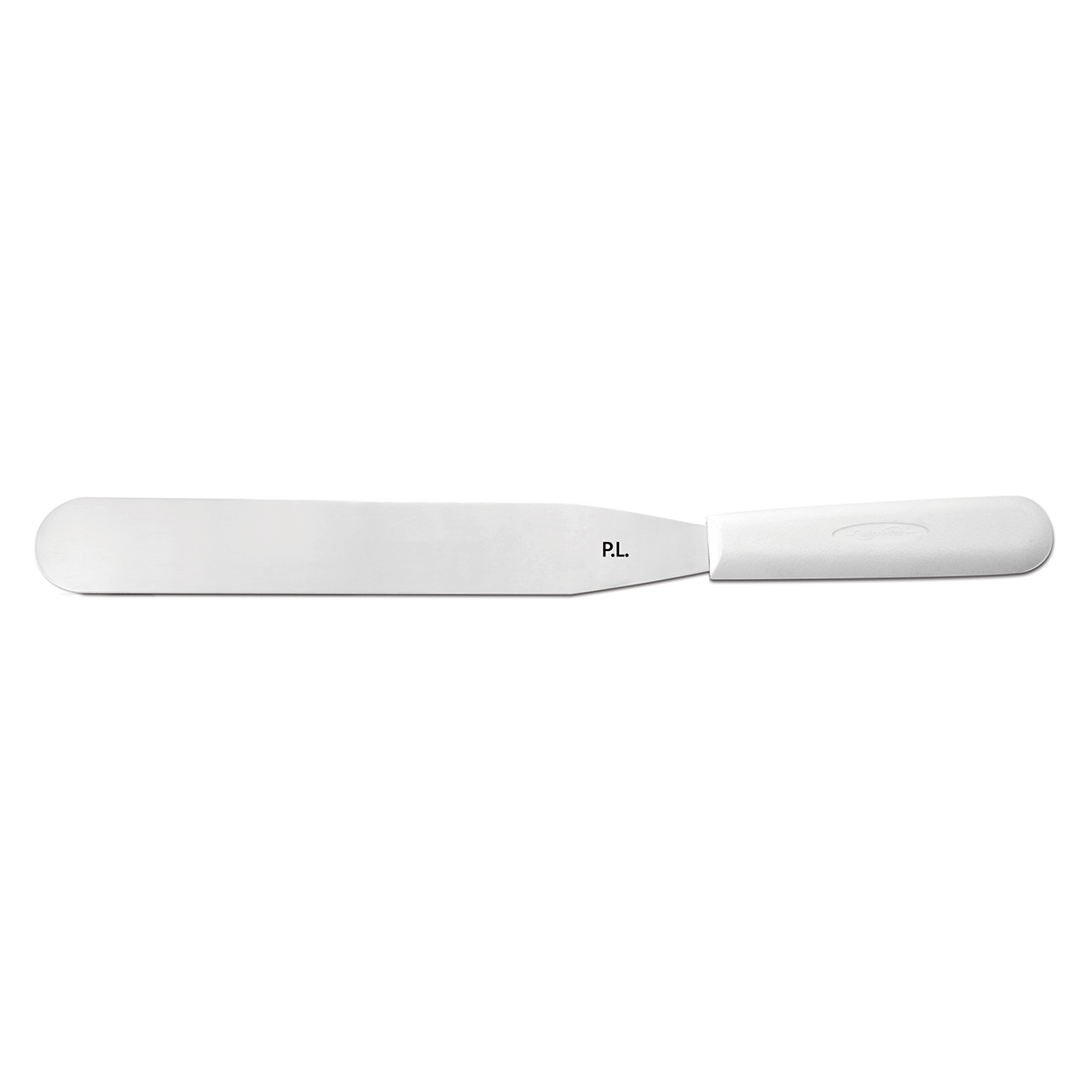 Лопатка кондитерская Proff Chef Line 200х30 мм прямая нерж. с пласт. ручкой черная P.L. Proff Cuisine GS-10308-200-BK101-RE-PL