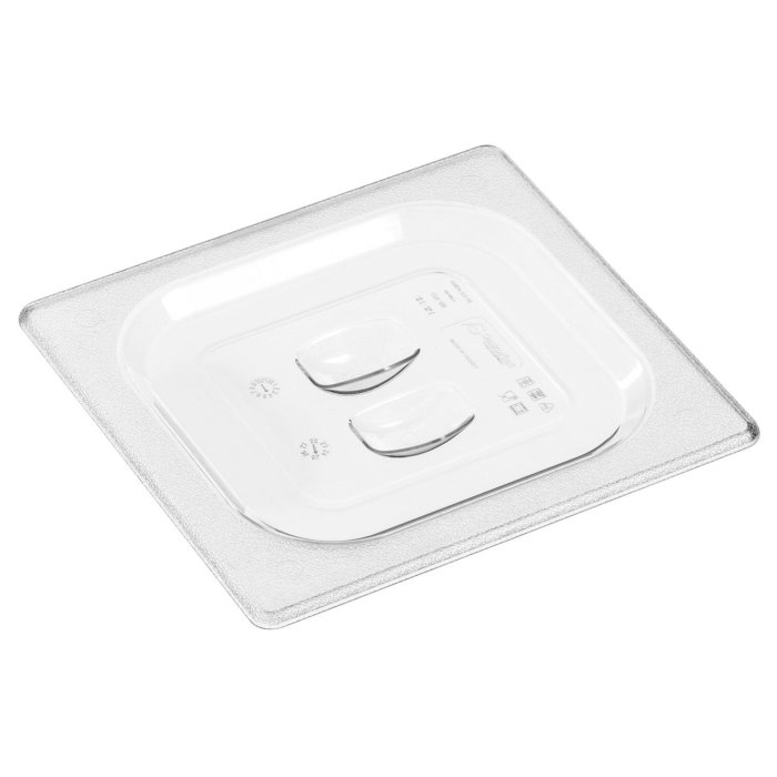 Крышка для гастроем.нерж 1/6 поликарб.прозрач. (-40/+99С) Gastroplast /1/48/