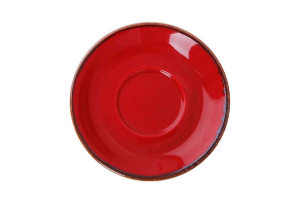 Блюдце RED фарфор, d 160 мм, h 23 мм, красный Seasons Porland 132115 красный